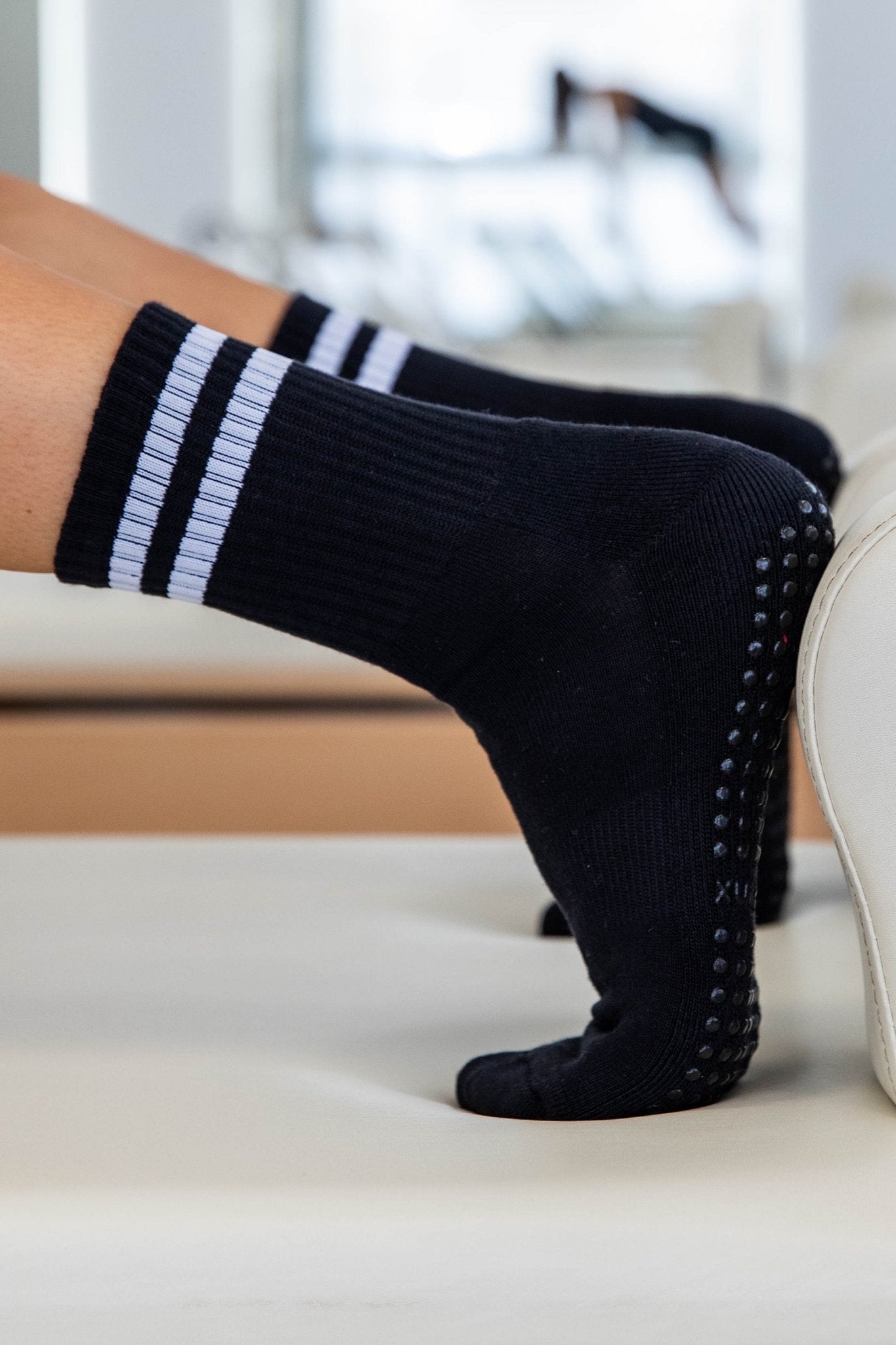Crew Black Grip Socks - Cheeky Winx