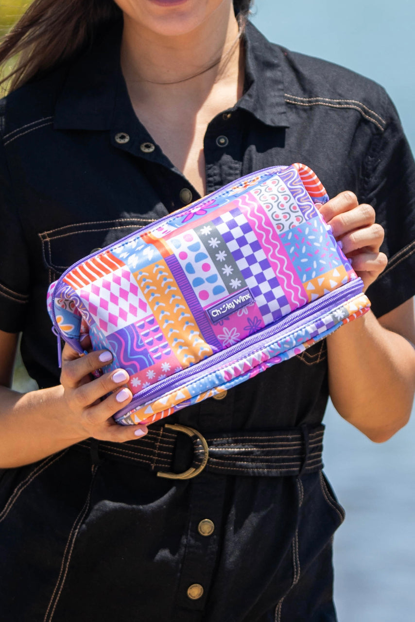 Patchwork Makeup Bag