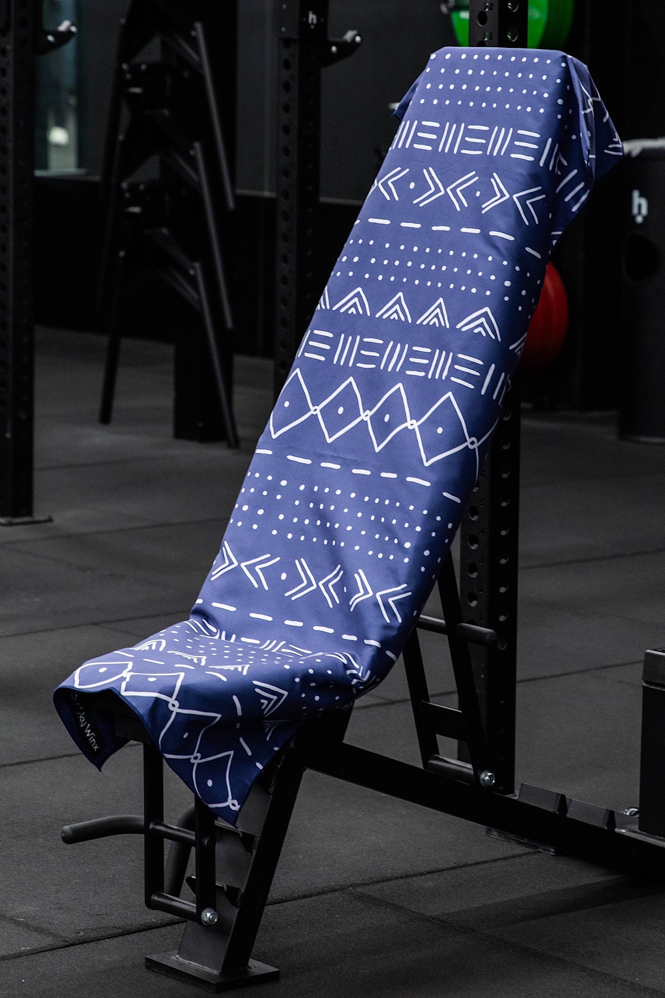 Hooded Aztec Blue Gym Towel - Cheeky Winx