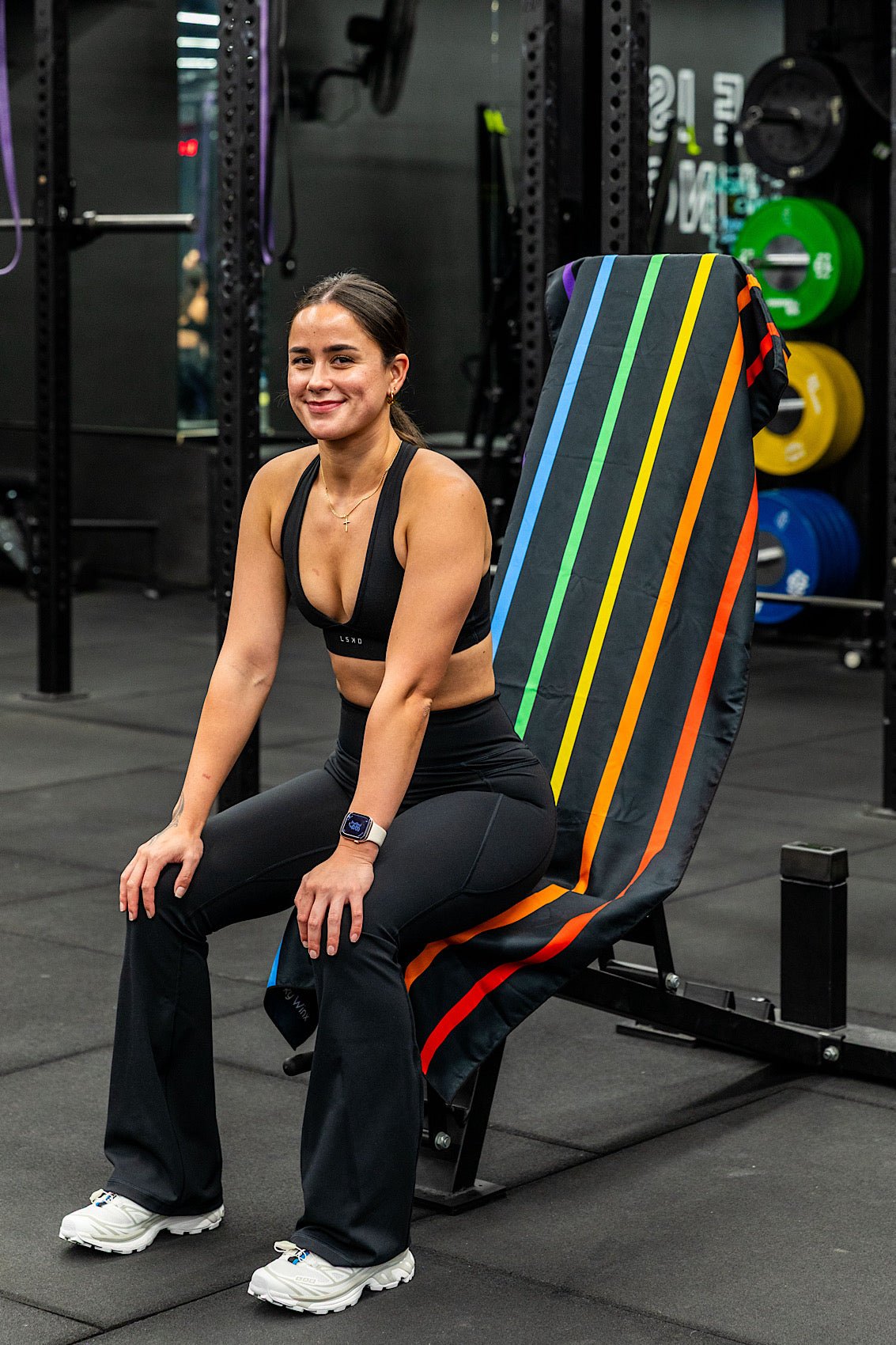 Hooded Stripes Gym Towel - Cheeky Winx