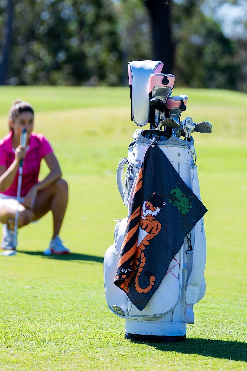 Jungle Cat Golf Towel - Cheeky Winx