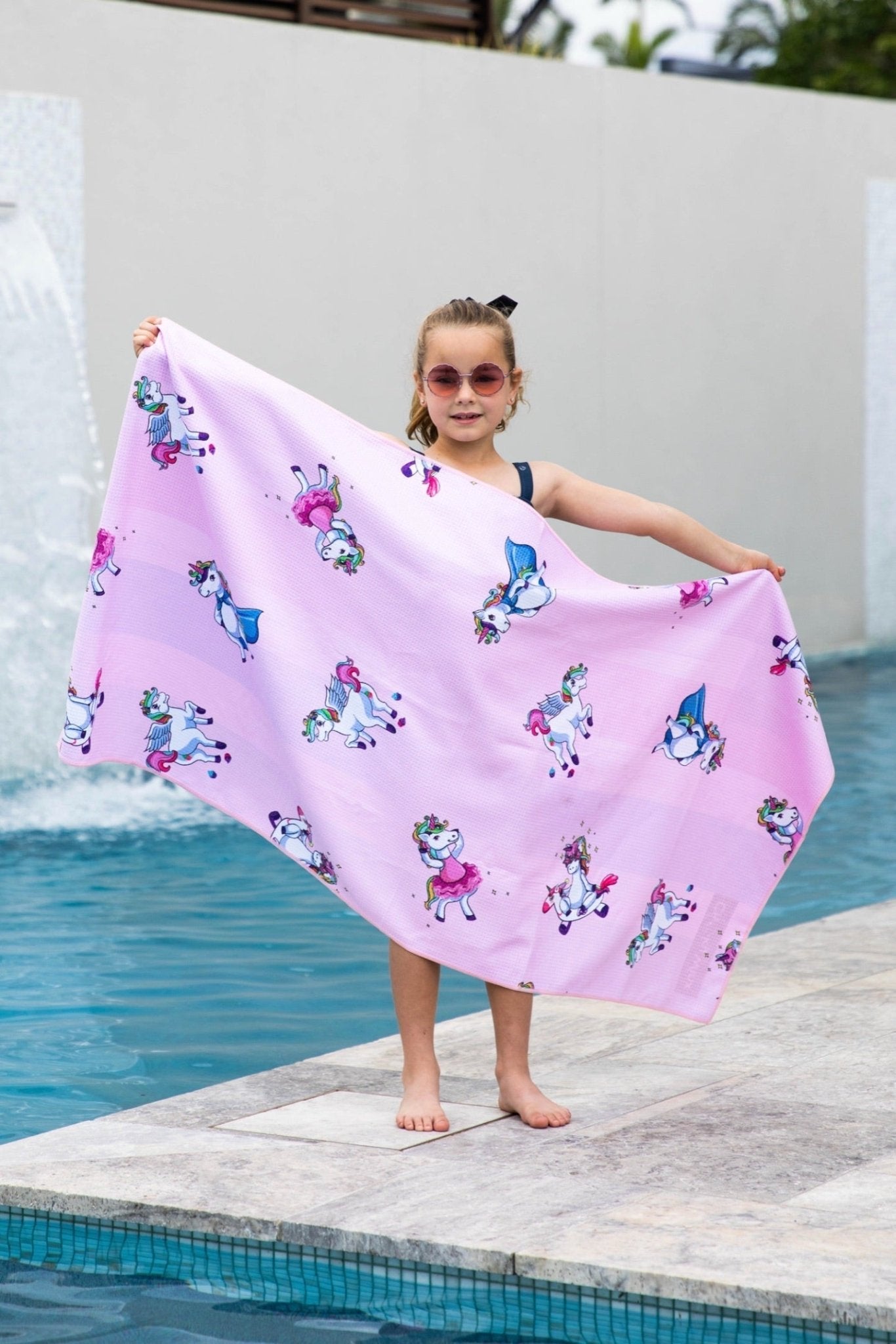 Kids Unicorns Beach Towel - Cheeky Winx