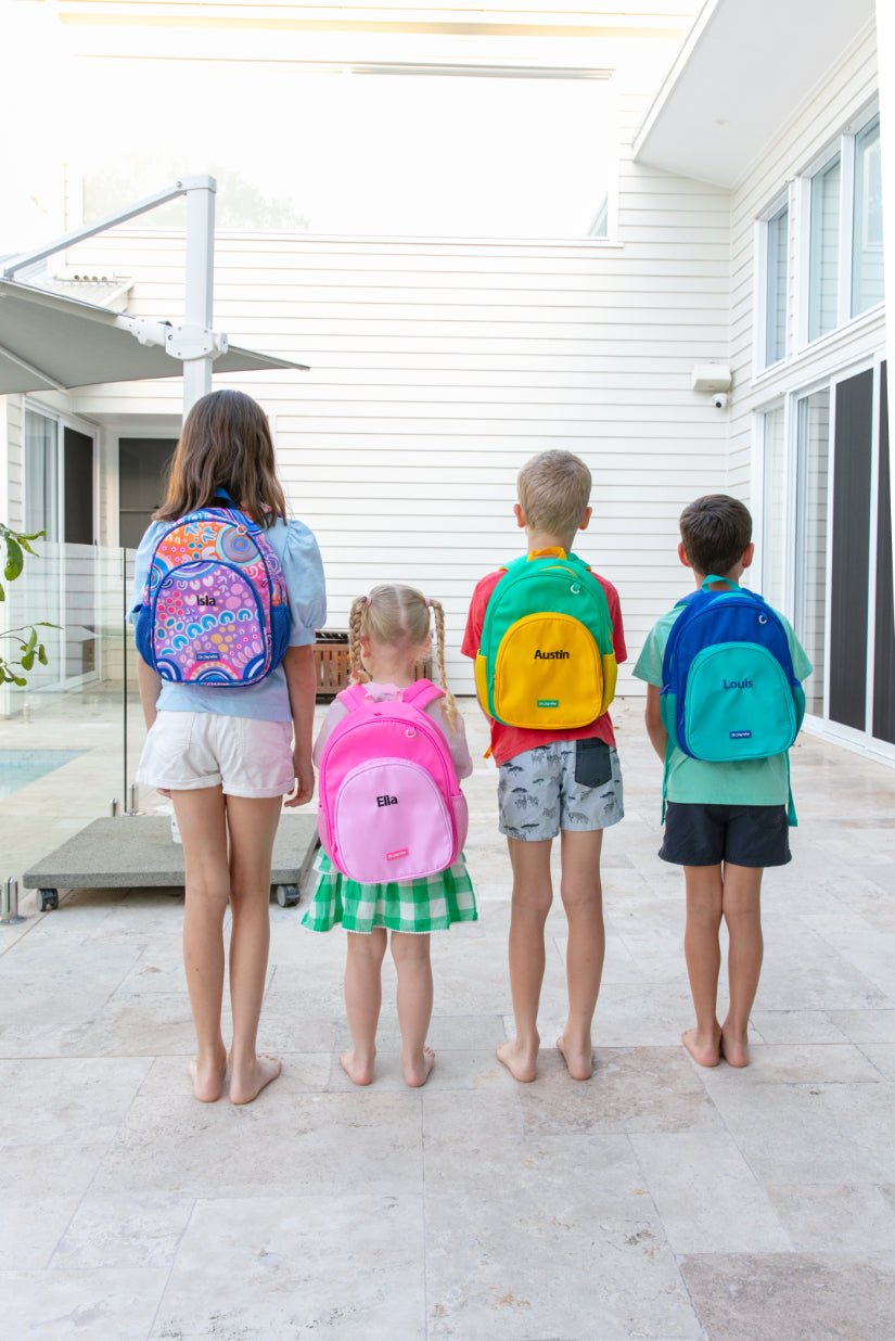 Kids Yellow and Green Backpack - Cheeky Winx