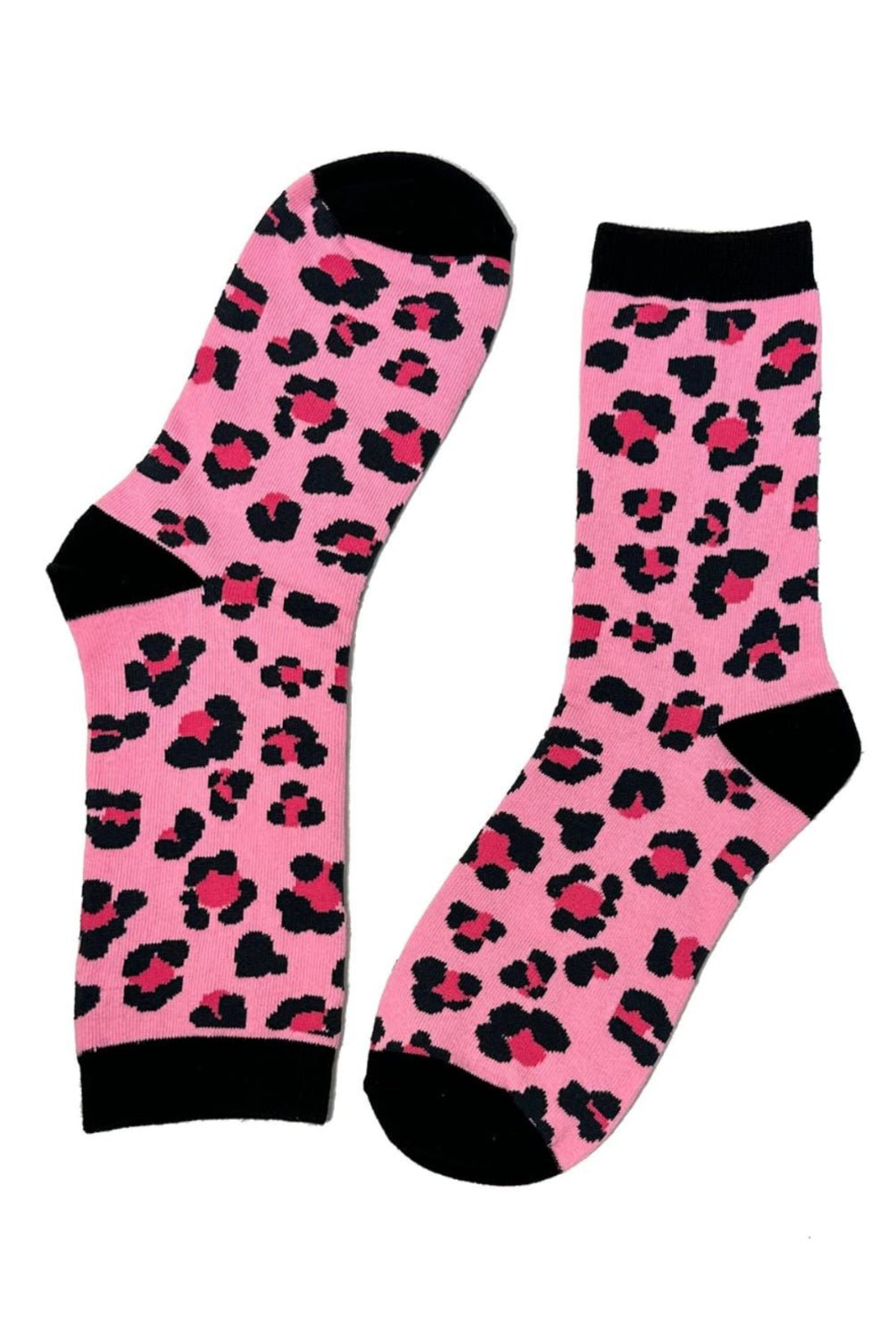 Pink Leopard Crew Socks - Cheeky Winx