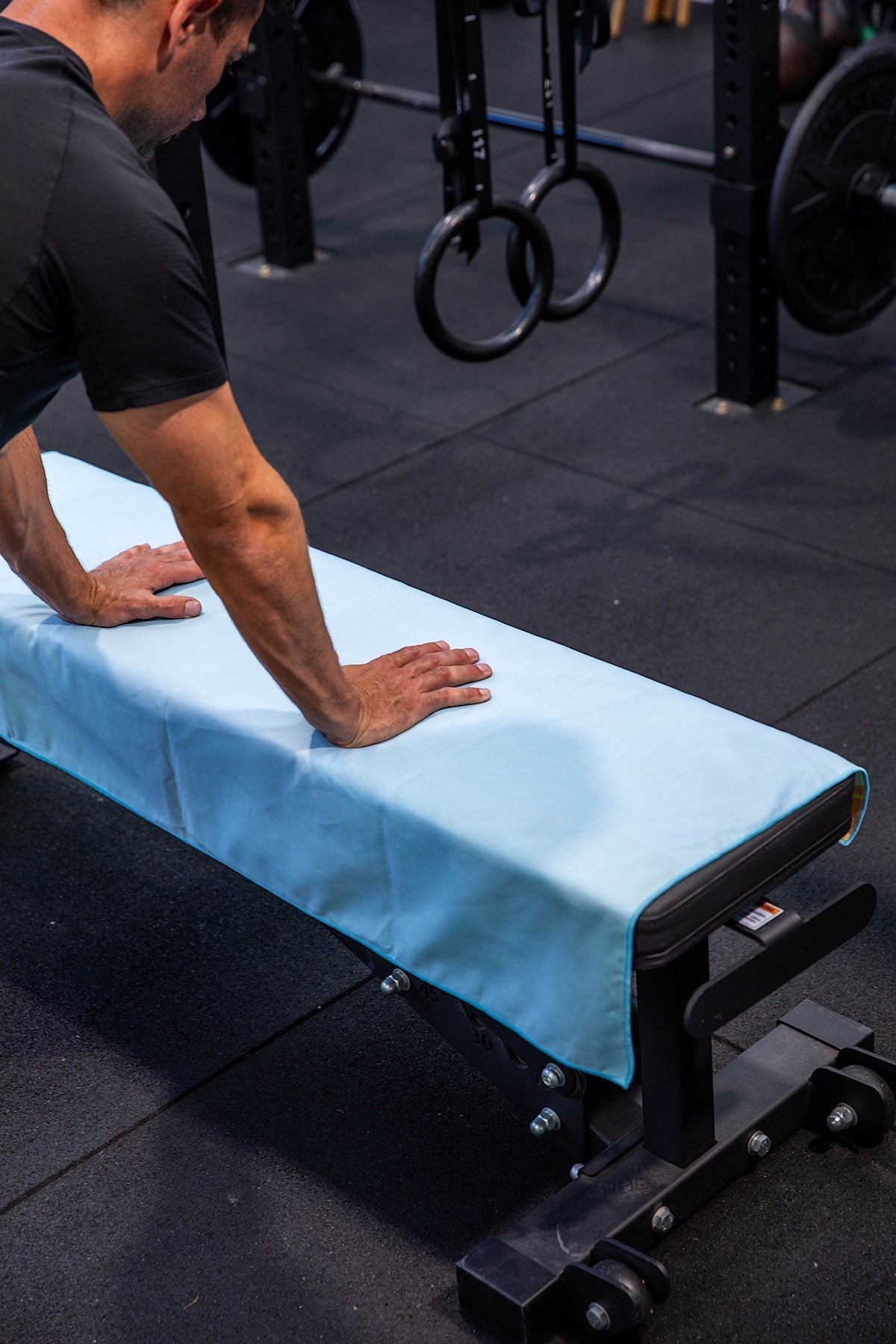 The Journey X Ina Art quick-dry gym towel 90x50cm reversible by Cheeky Winx Australia