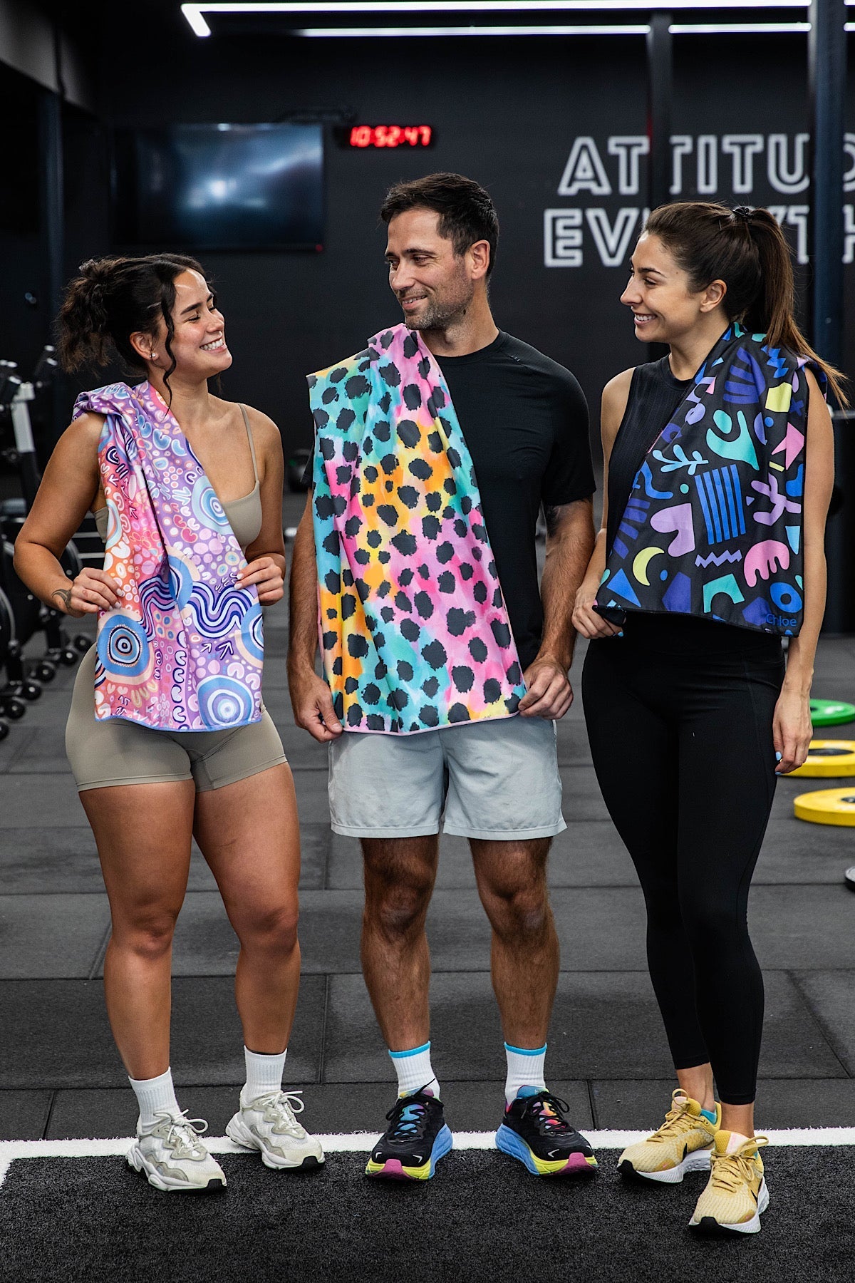 Trio Cheetah X Inky Soda Gym Towel - Cheeky Winx